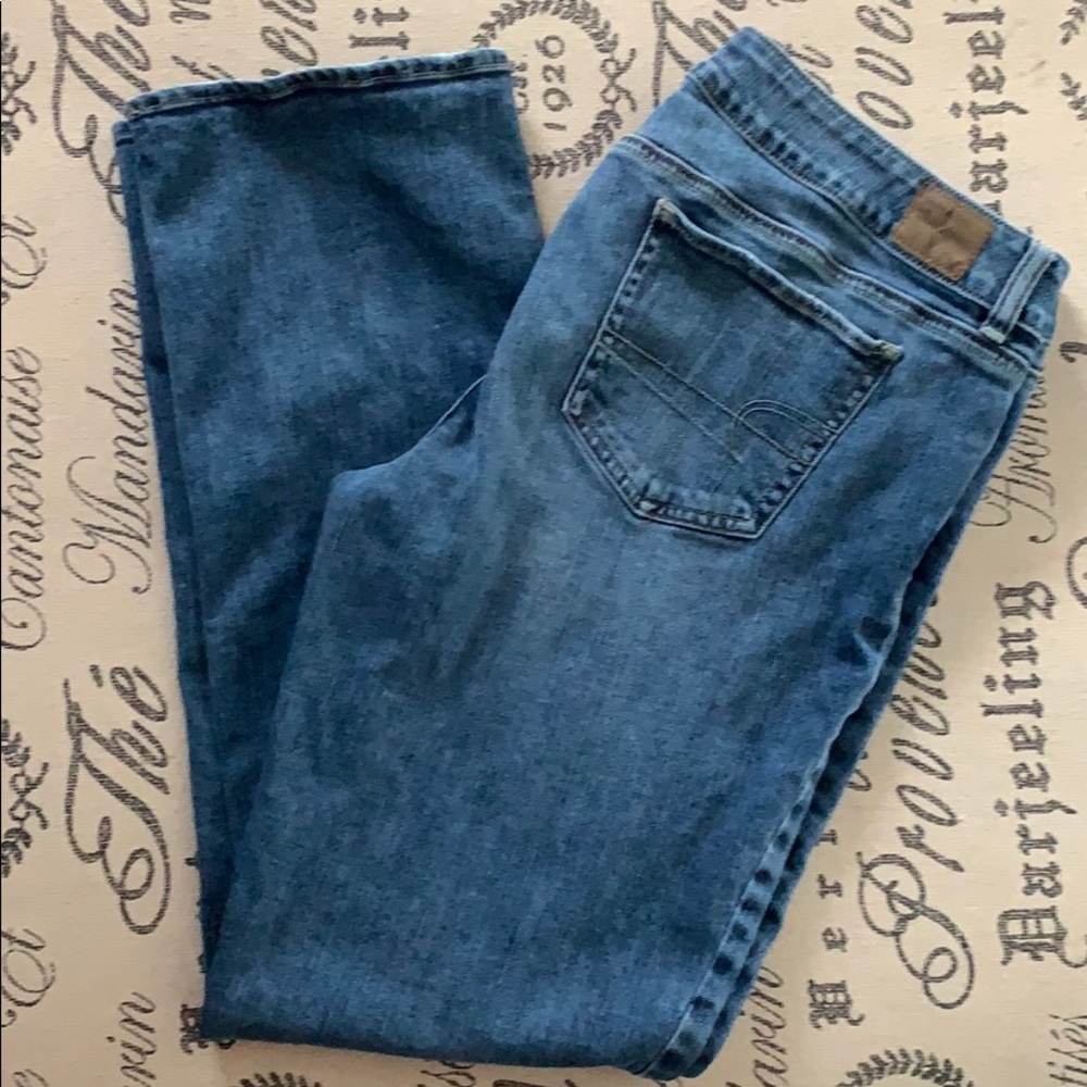 Size 16 American Eagle Straight Stretch Jeans